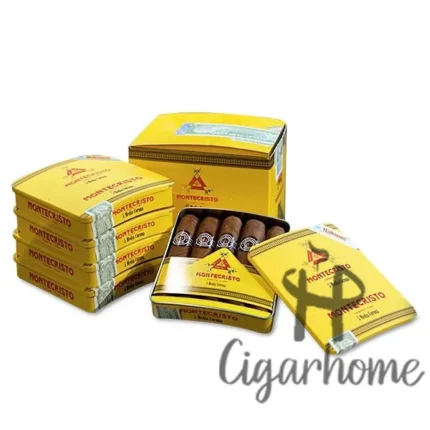 MONTECRISTO MEDIA CORONA 半皇冠鐵盒 25隻