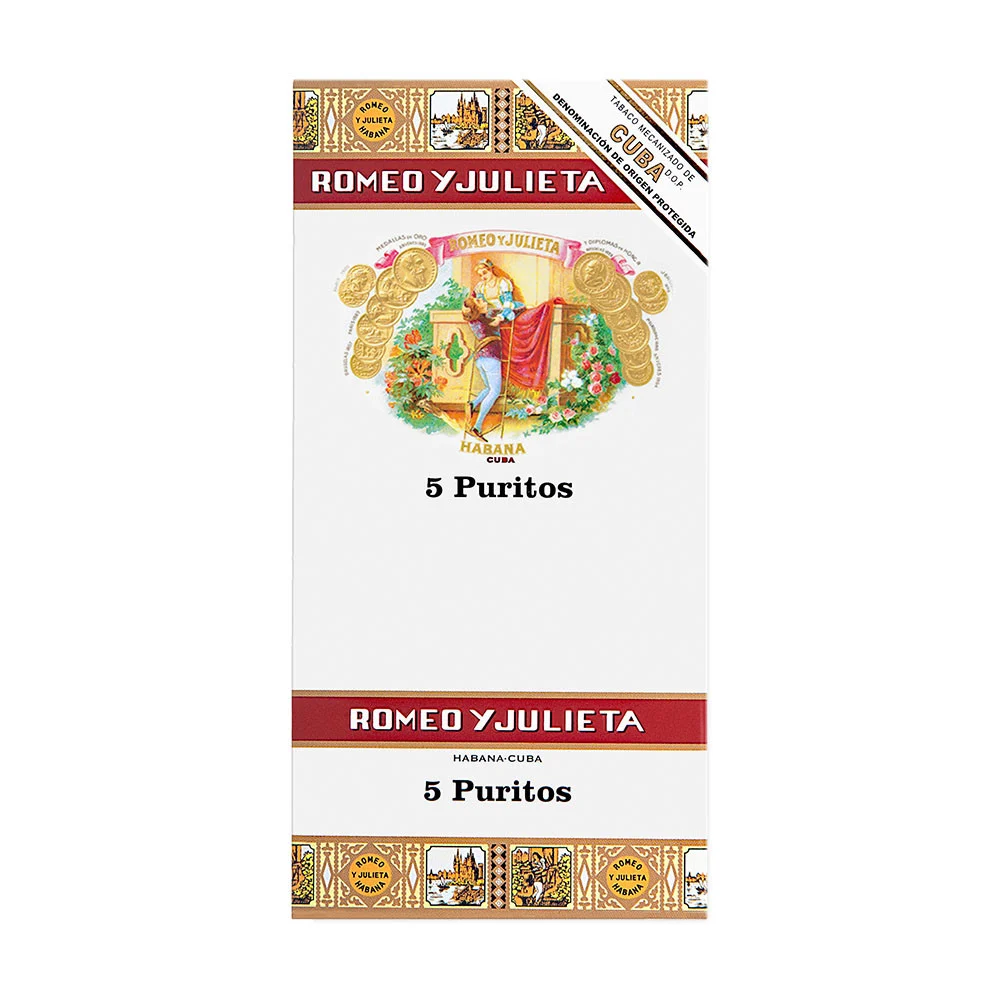 01_105 Romeo y Julieta 罗密欧.朱丽叶 Puritos 普列图-窄100支 - 图片 1
